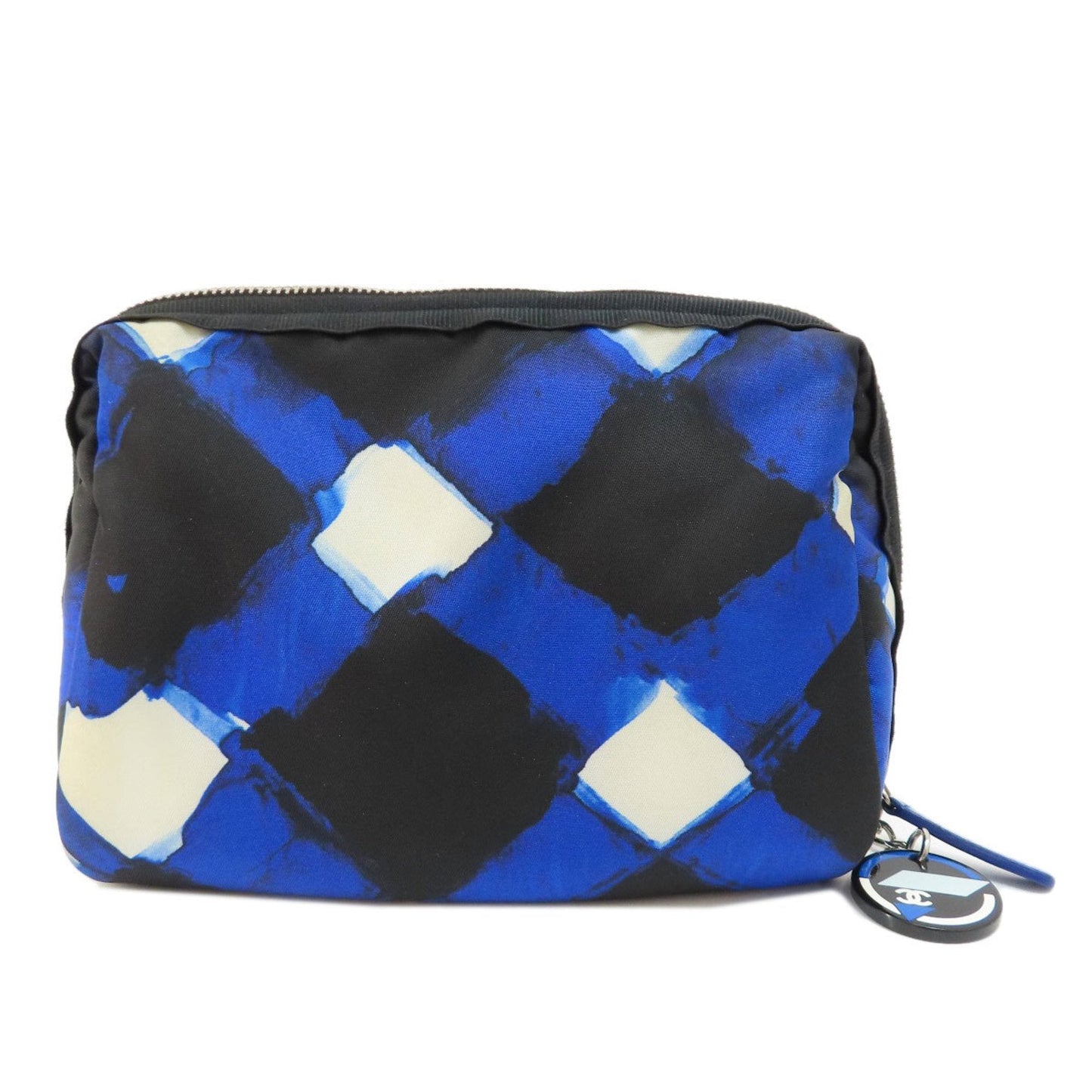 Chanel Check Pattern Nylon Material Women's