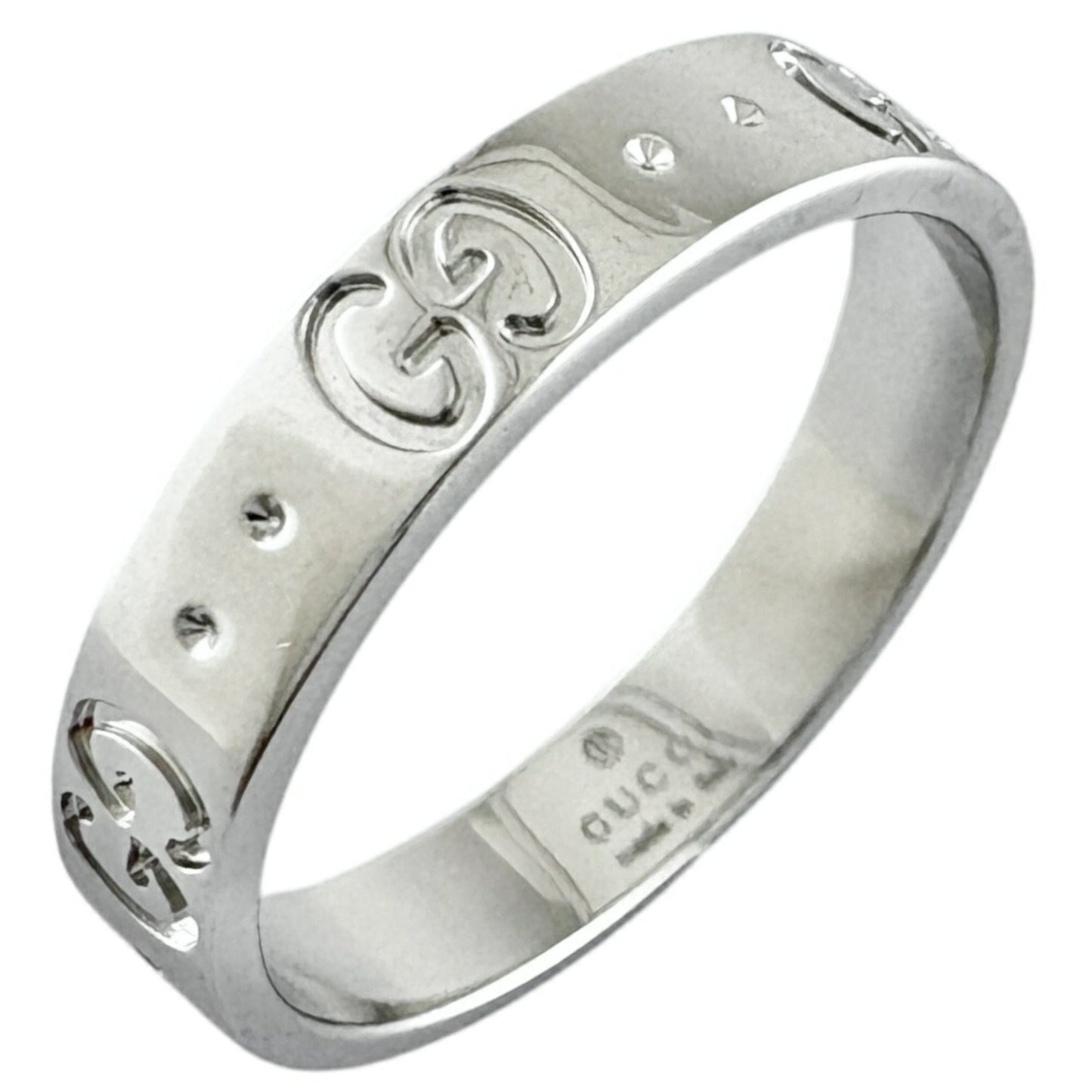 Gucci White Gold White Gold (18K) Band Ring ()