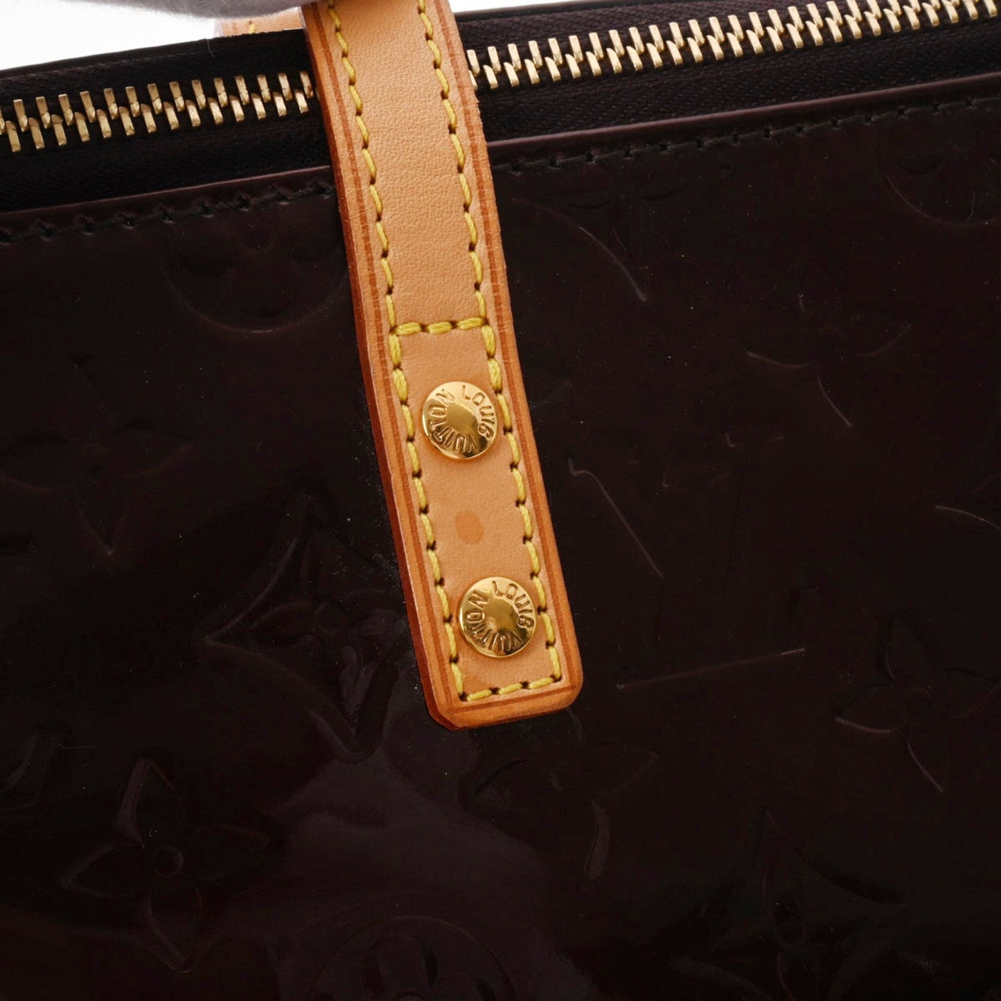 LOUIS VUITTON Vernis Bellevue GM Amaranto M93589 Ladies Monogram Tote Bag