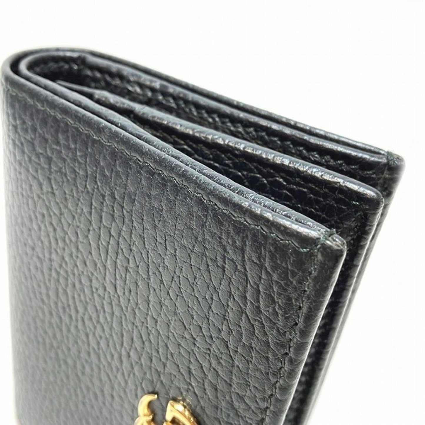 Gucci Black Leather Wallet (Bi-Fold)