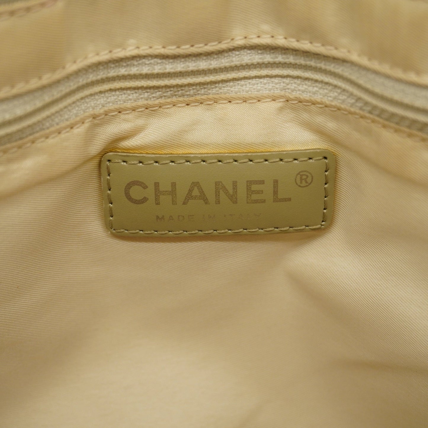 ChanelAuth  New Travel Line Tote Bag Women's Nylon Canvas Gray