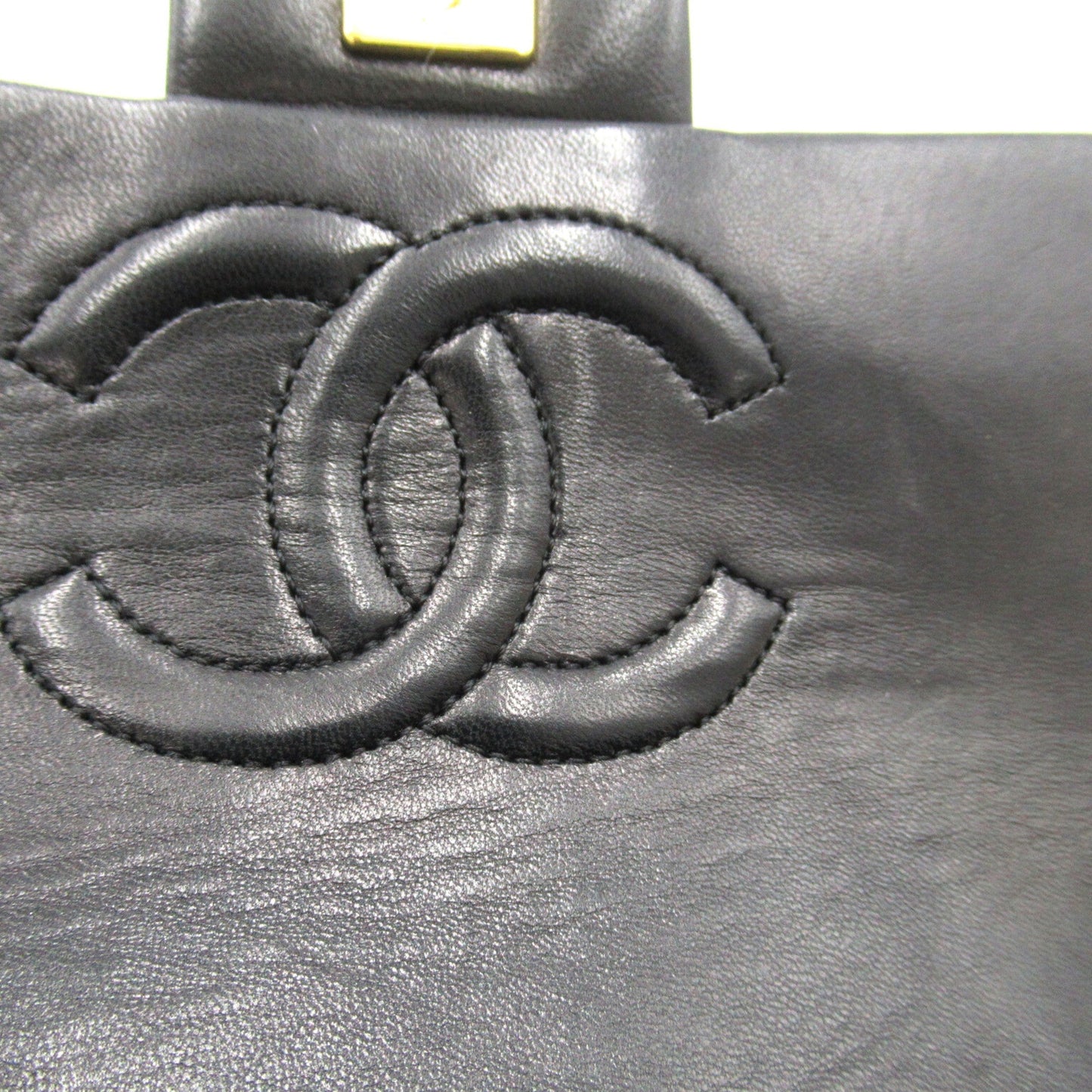 CHANEL Mini Materasse Chain Shoulder Black Lambskin (sheep leather)