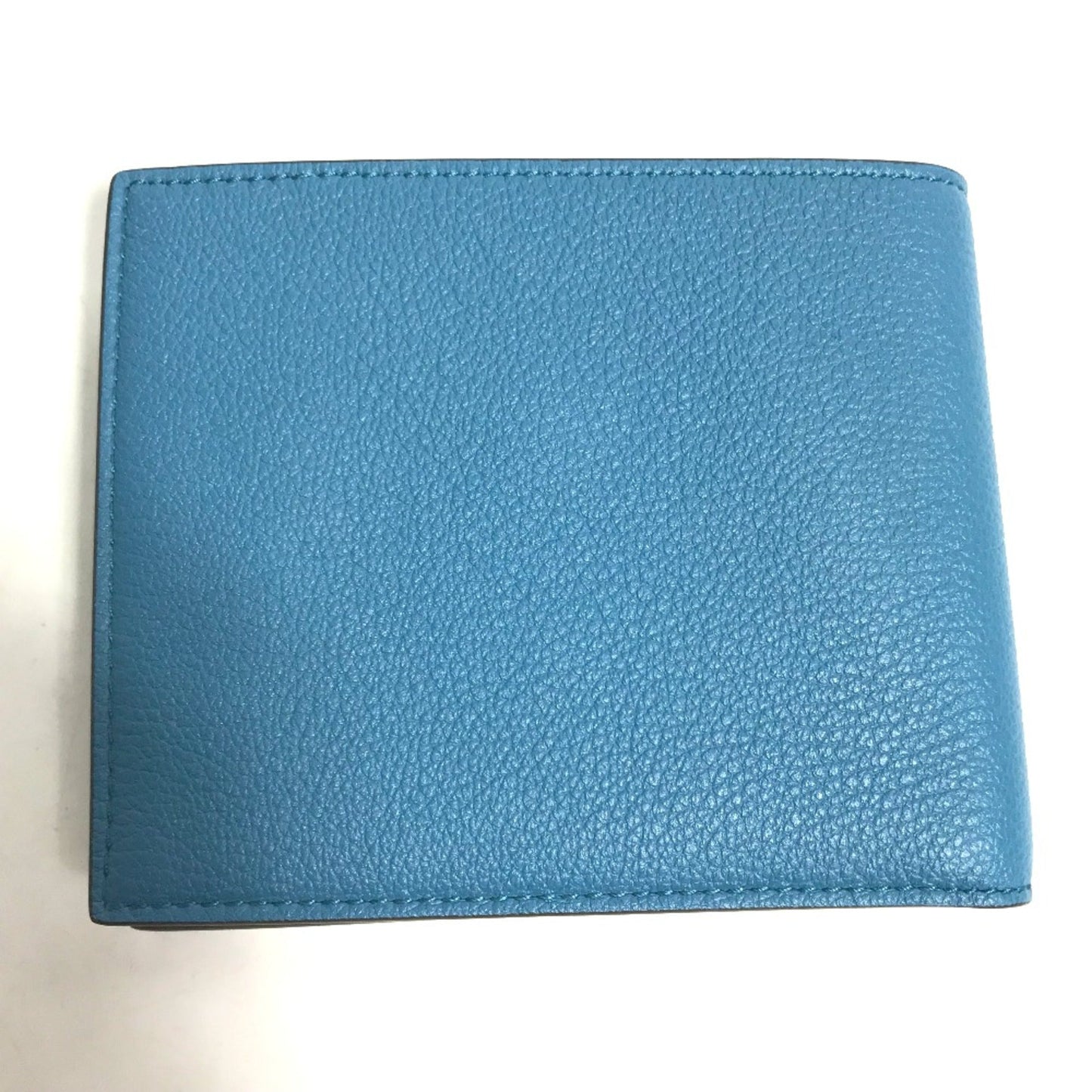 Gucci Blue Leather Wallet (Bi-Fold)