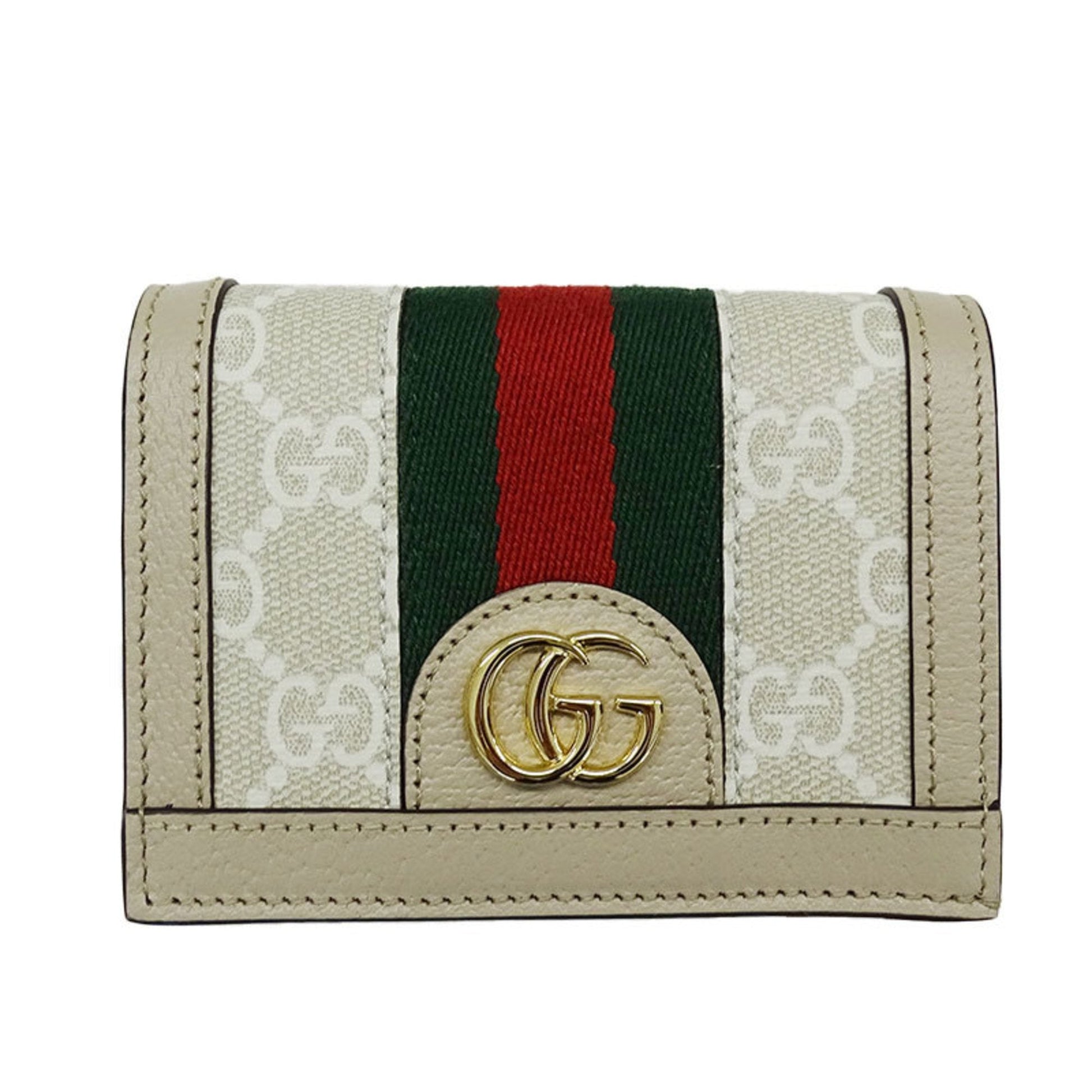 Gucci Beige Gg Supreme Canvas Wallet (Bi-Fold) ()
