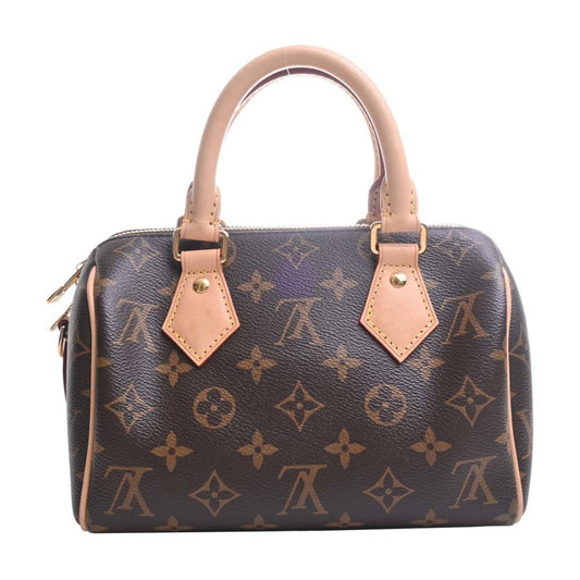 LOUIS VUITTON Monogram Speedy Bandouliere 20 Handbag M46234 Brown Women's