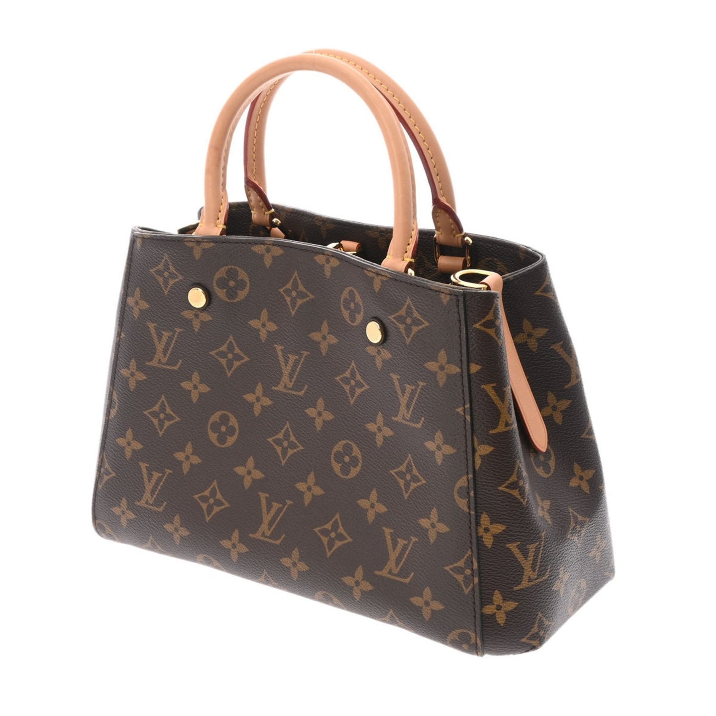 LOUIS VUITTON Monogram Montaigne BB Brown M41055 Ladies Canvas Bag