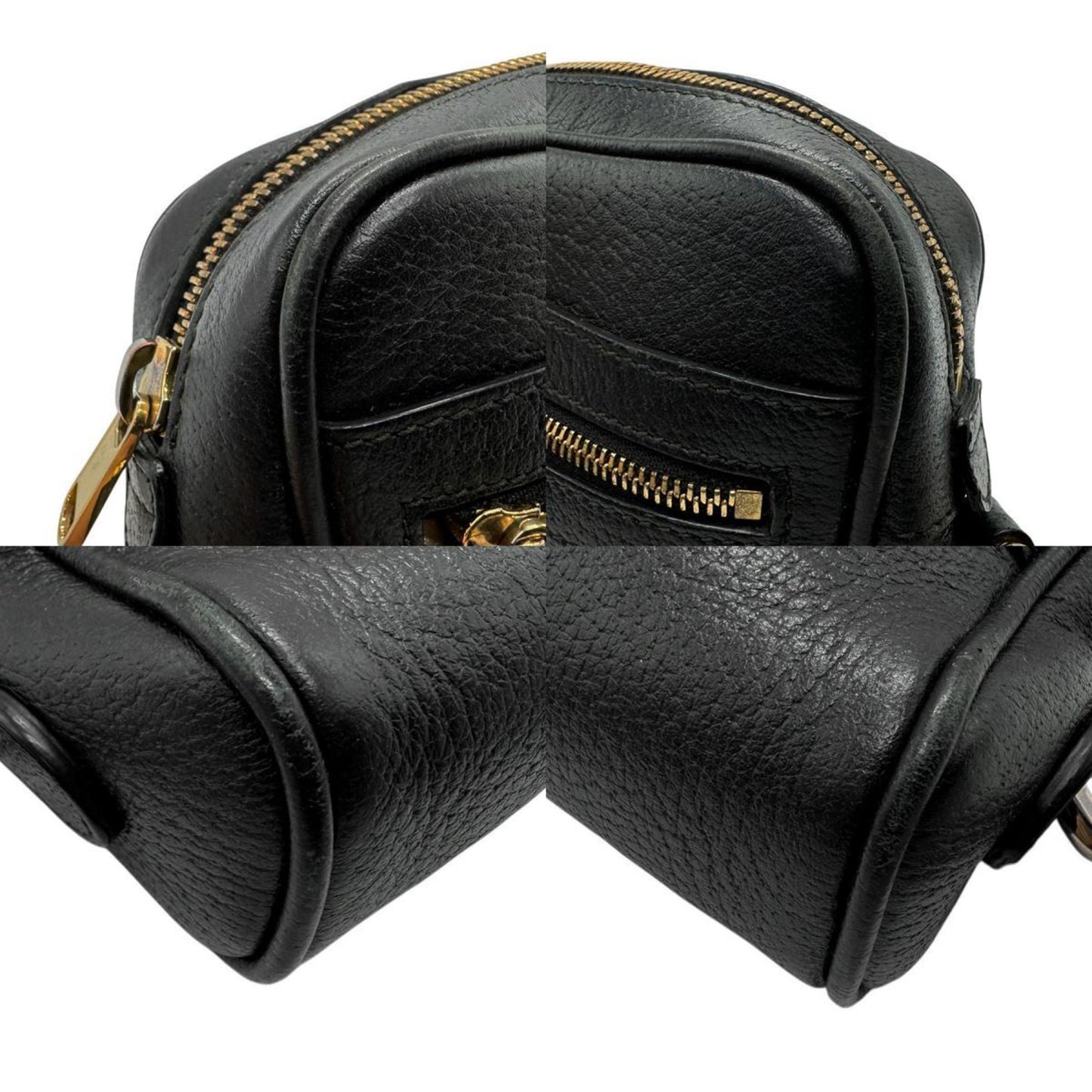 Gucci Black Leather Shoulder Bag