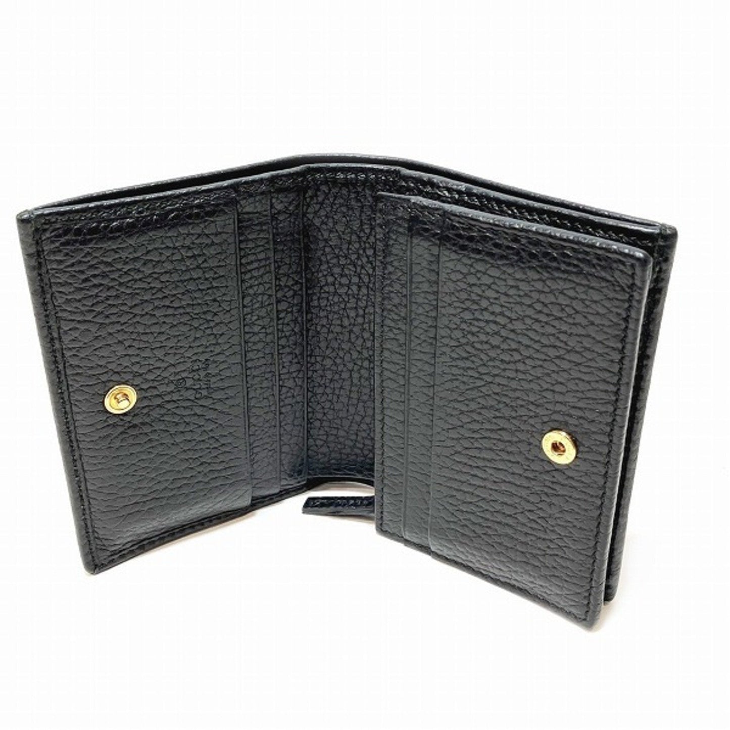 Gucci Black Leather Wallet (Bi-Fold)