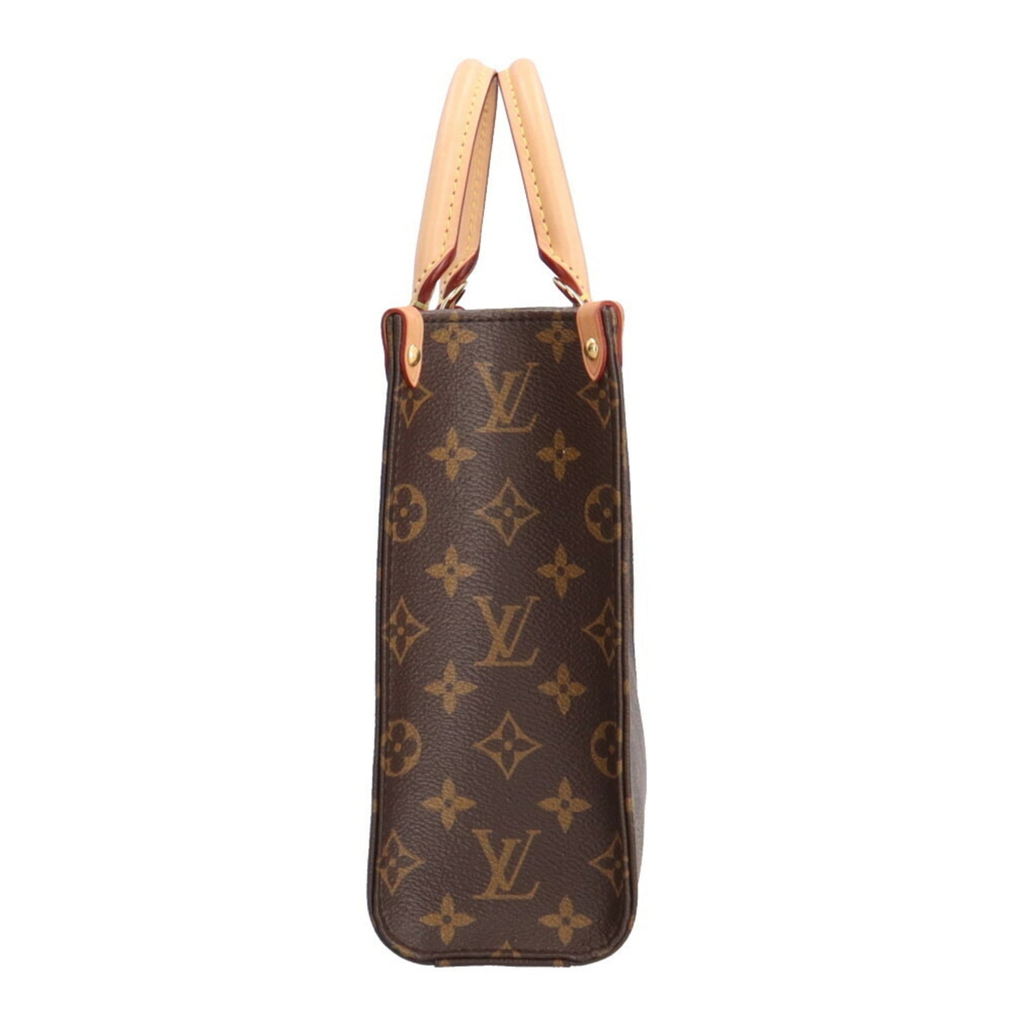 LOUIS VUITTON Petit Sac Pla BB Monogram Shoulder Bag Canvas M45847 Brown Women's