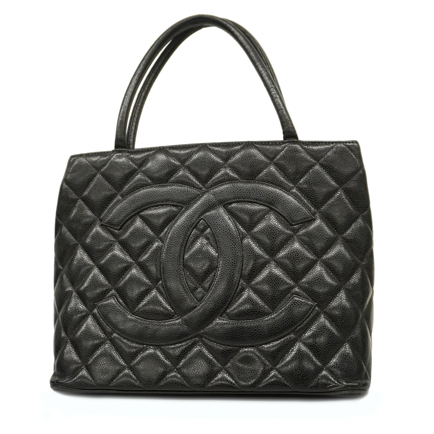 ChanelAuth  Reprint Tote Women's Caviar Leather Tote Bag Black