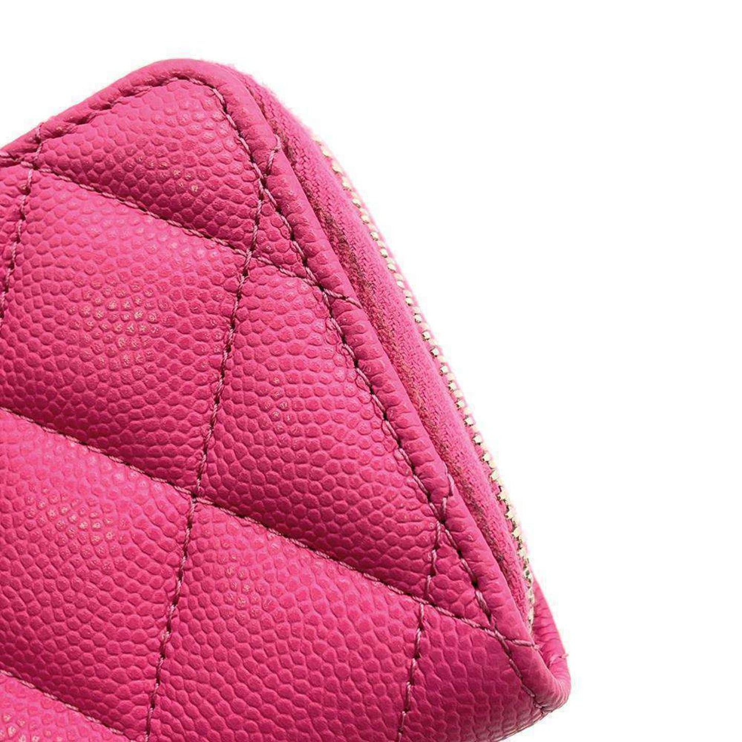 Chanel Wallet/Coin Case Classic Zip Coin Purse Matelasse Coco Mark Caviar Skin AP0216