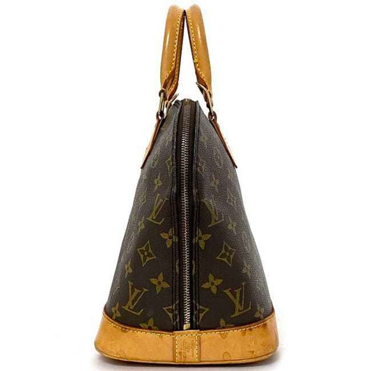 LOUIS VUITTON Handbag Alma PM Brown Beige Gold Monogram M51130 Canvas Nume VI0927