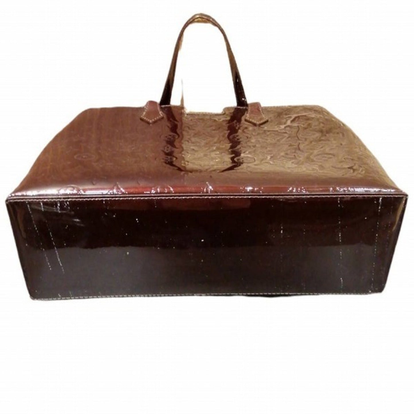 Louis Vuitton Monogram Vernis Wilshire MM M91645 Amaranto Bag Tote Shoulder Women's