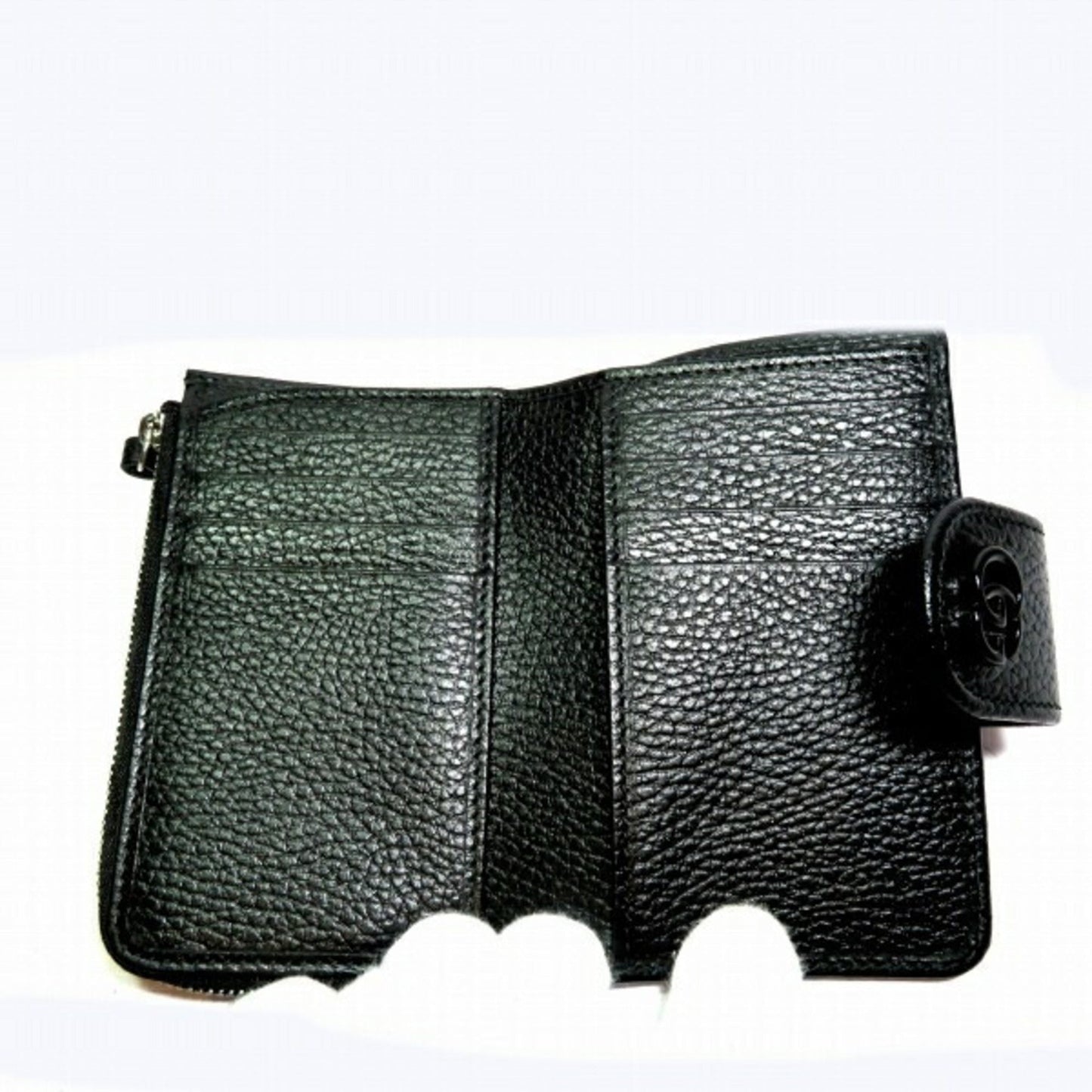 Gucci Black Leather Wallet (Bi-Fold)