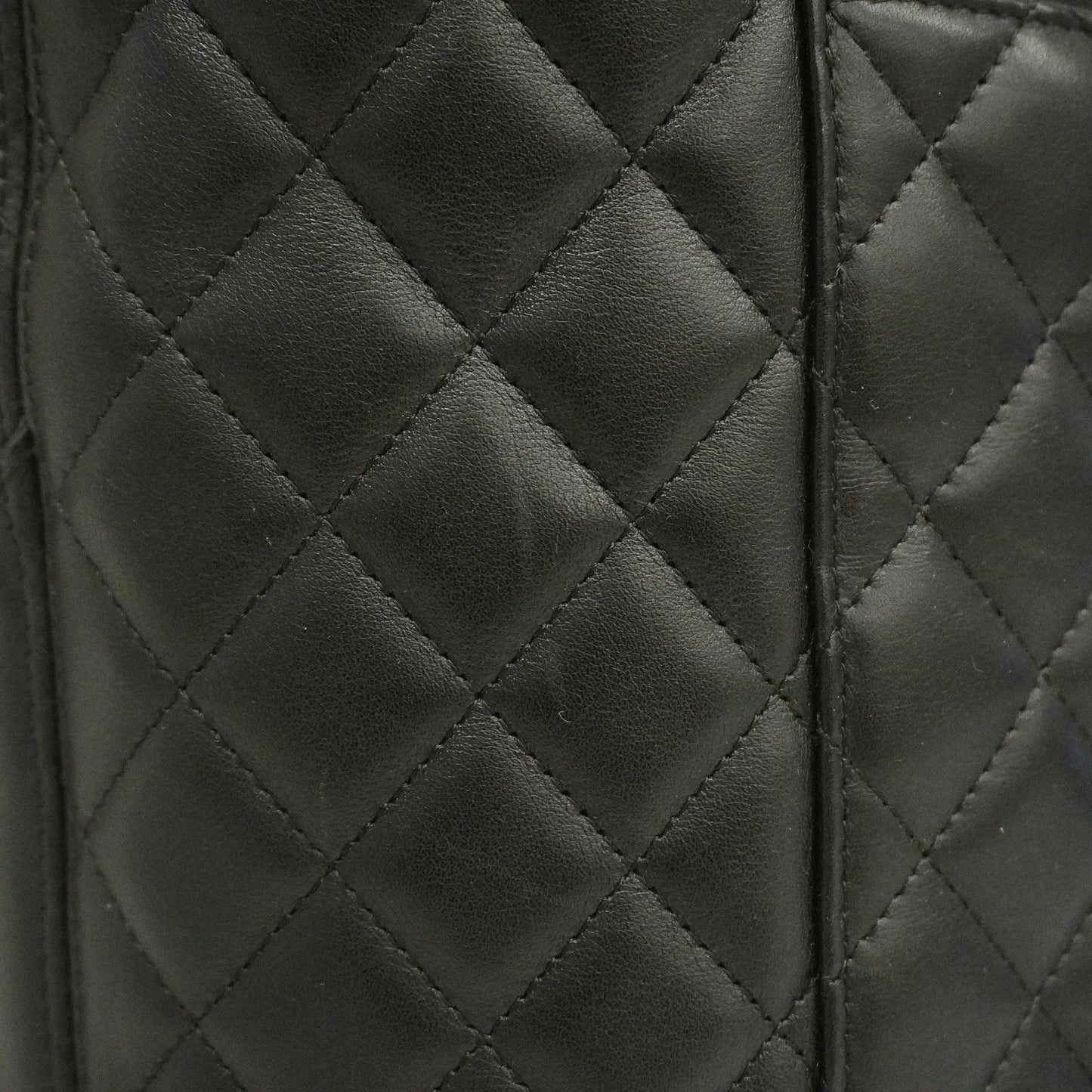 ChanelAuth  Ligne Cambon Tote Bag Women's Leather Tote Bag Black