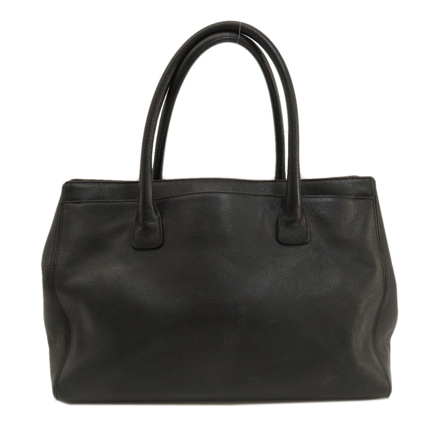 Chanel Coco Mark Tote Bag Leather Women's