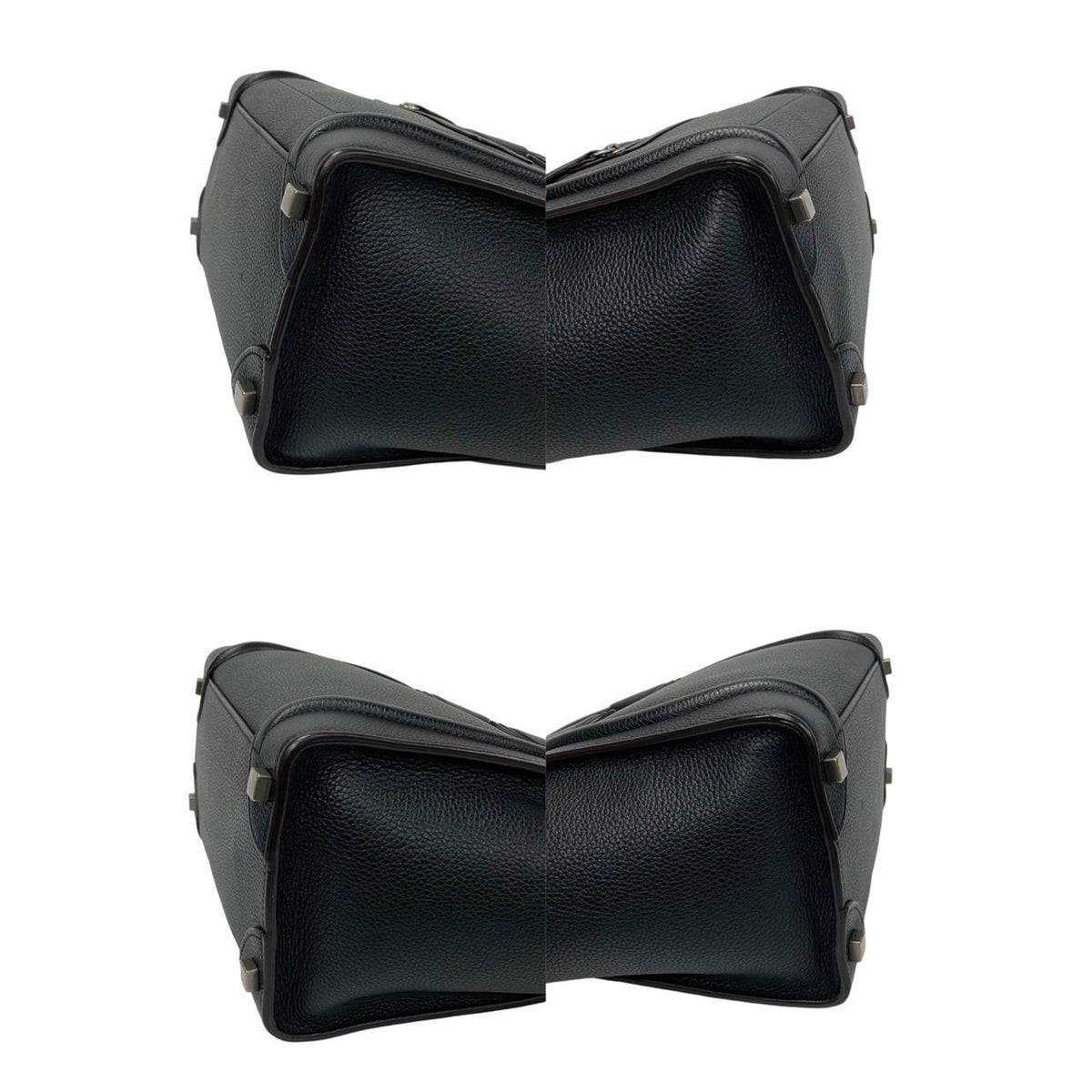 CHANEL Wild Stitch Decacoco Caviar Skin Leather Handbag Black 03356