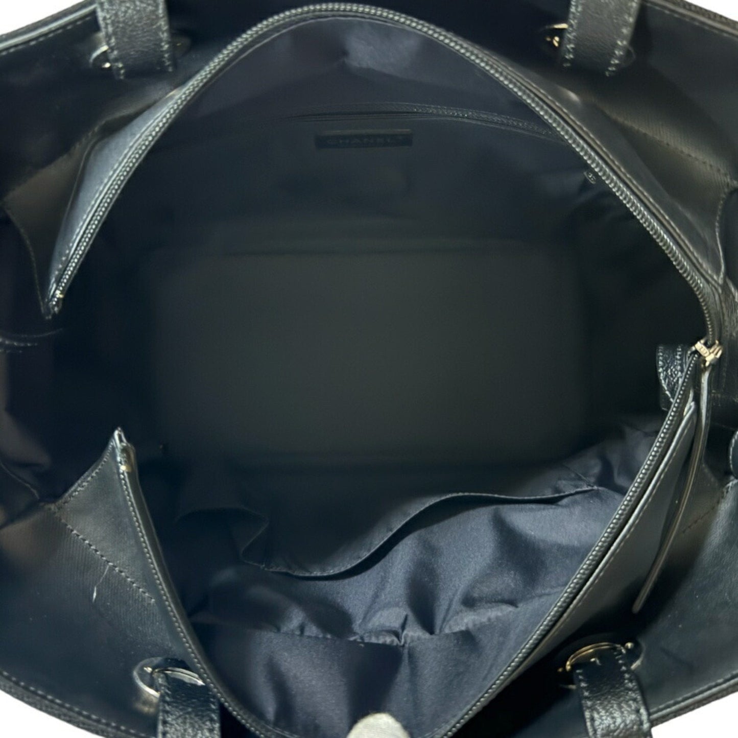 CHANEL Paris Biarritz GM Tote Bag Chanel Coated Canvas A34210 Black Women's