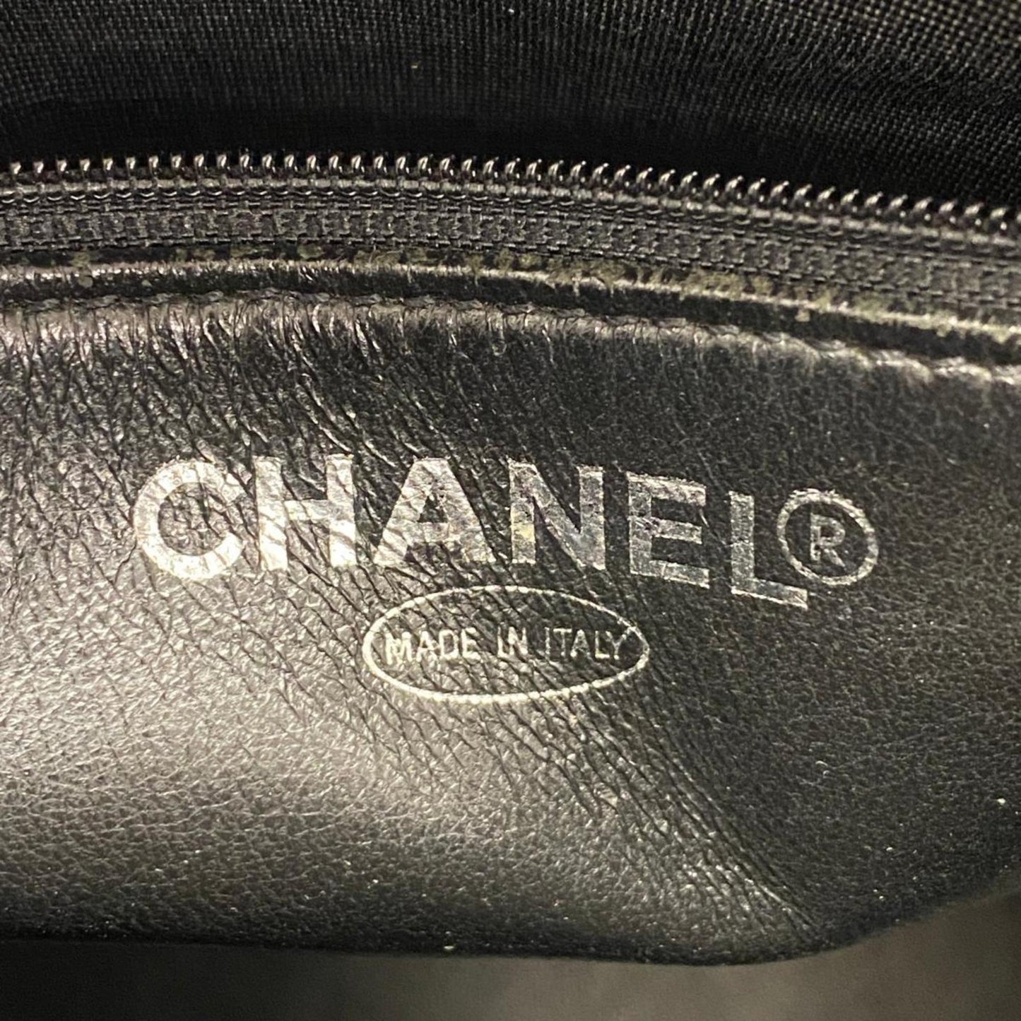 Chanel Tote Bag Reproduction Caviar Skin Black Women's