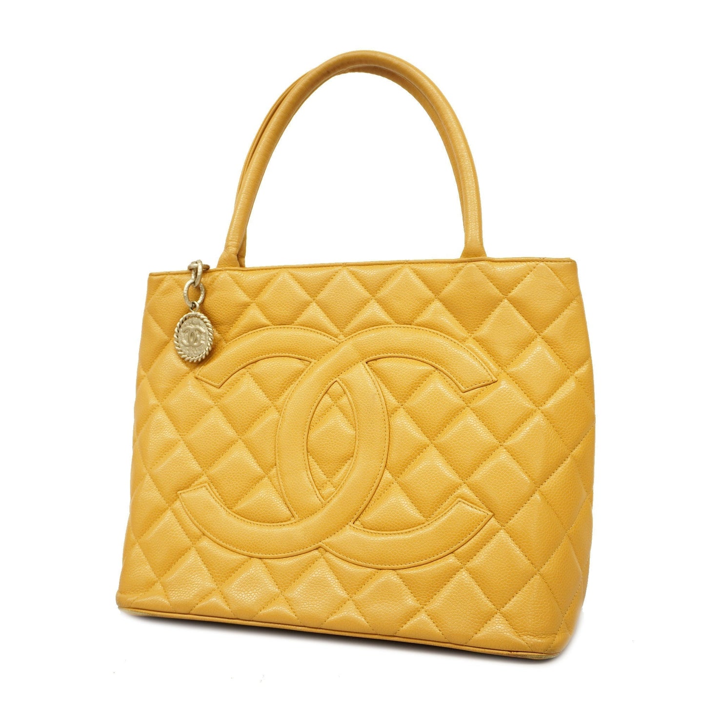 ChanelAuth  Reprint Tote Women's Caviar Leather Tote Bag Beige