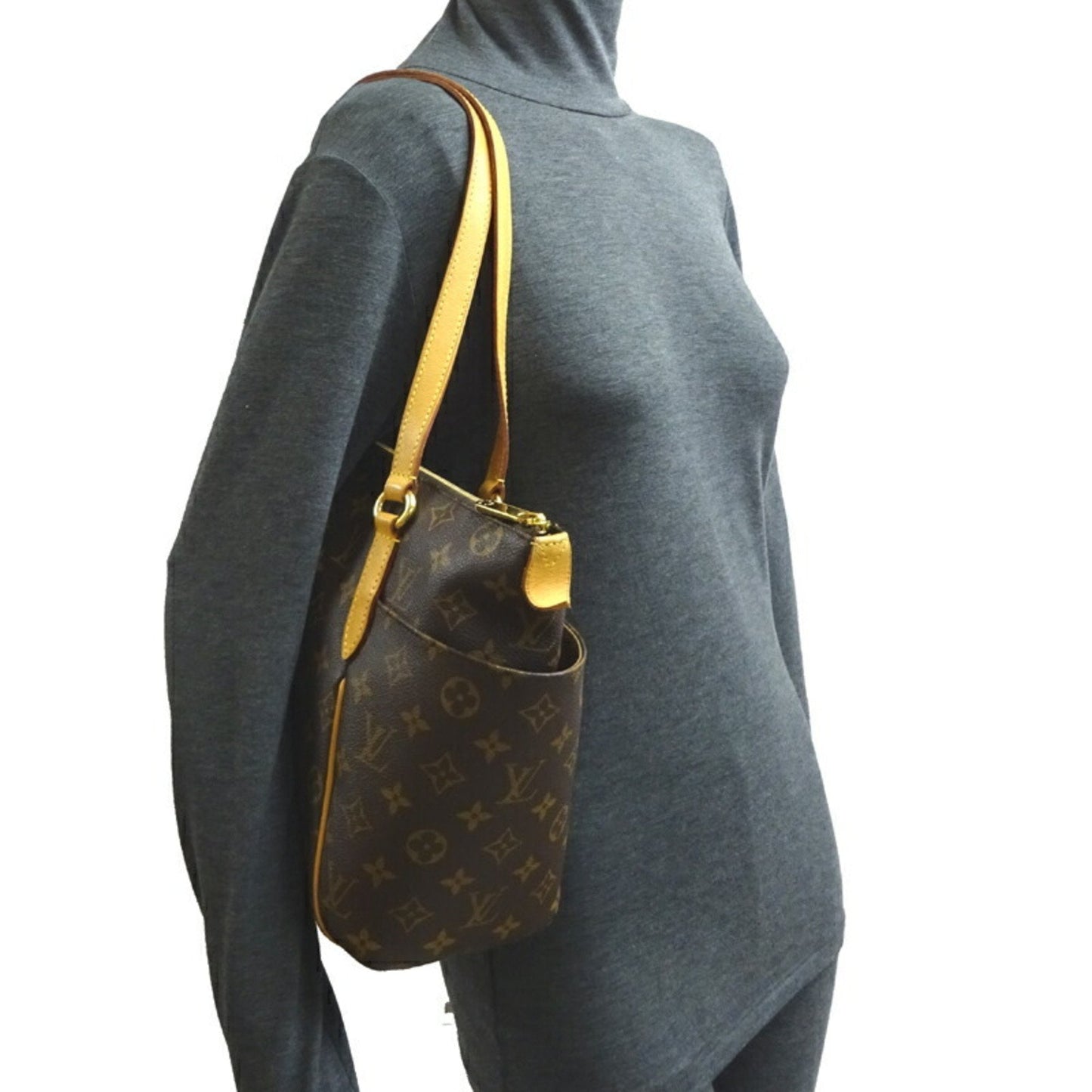 LOUIS VUITTON Totally PM Women's Shoulder Bag M56688 Monogram Ebene [Brown]