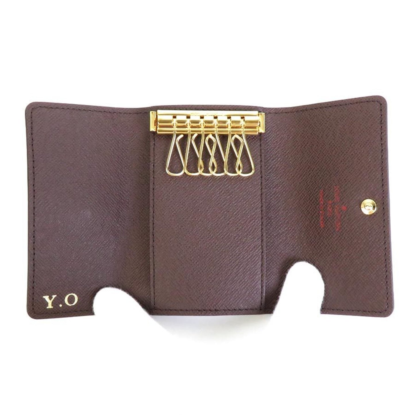 LOUIS VUITTON Key Case Damier Multicle 6 Canvas Brown Unisex N62630