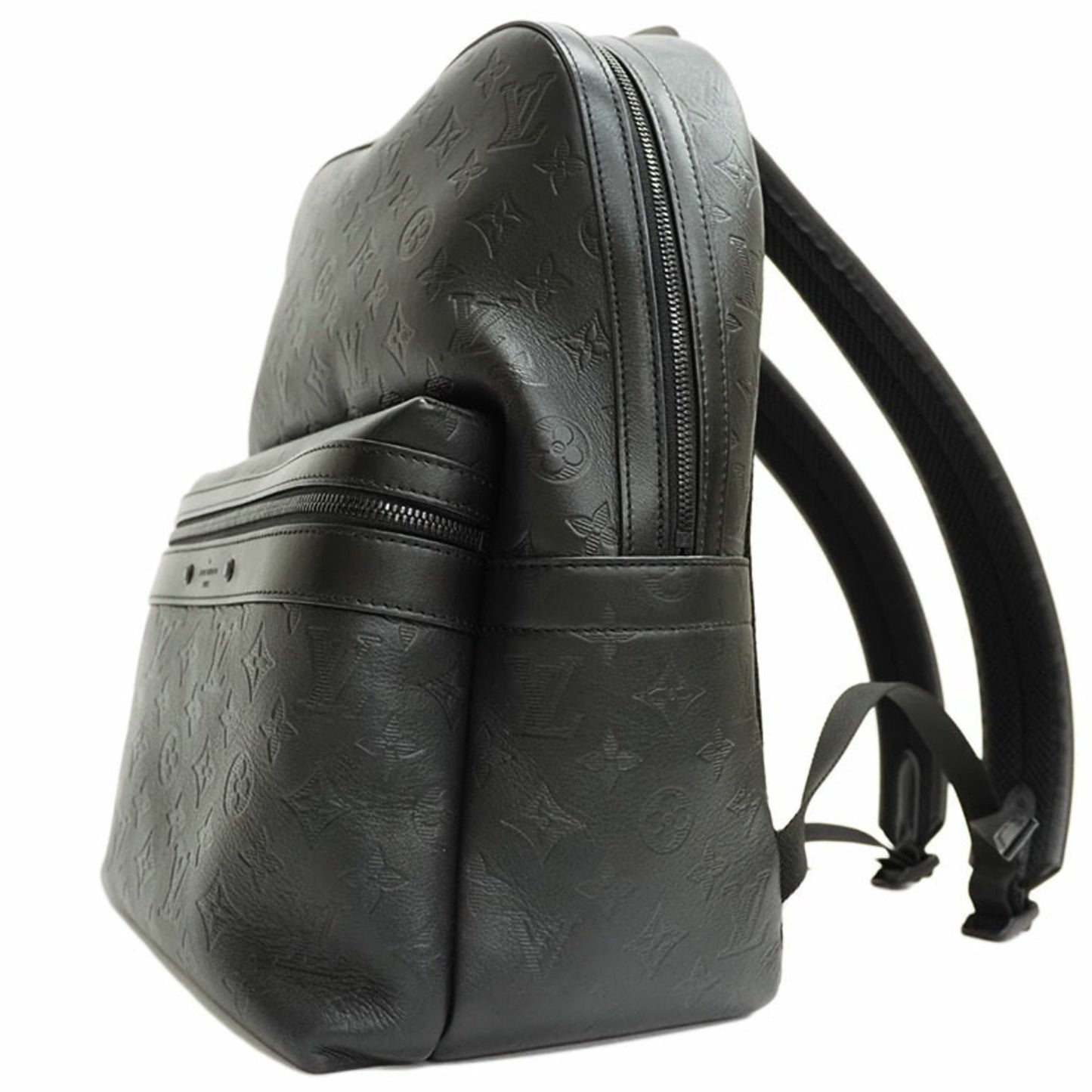 LOUIS VUITTON Sprinter Backpack Monogram Shadow M44727 Men's Black Rucksack