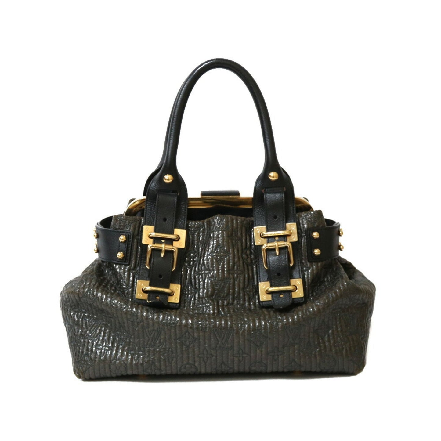 LOUIS VUITTON Shoulder Bag Monogram Motard Biker M95595 Brown Women's Lambskin