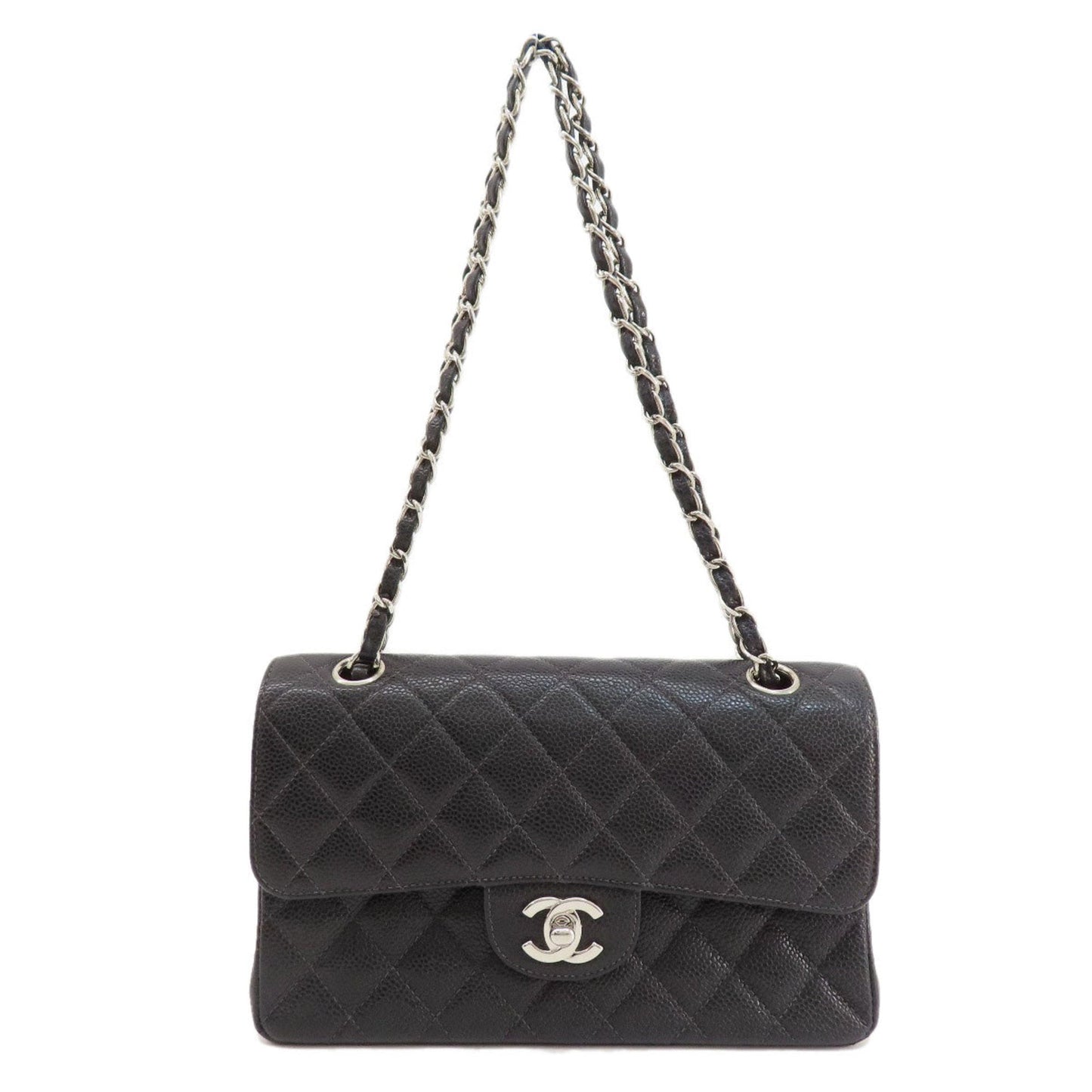 Chanel Matelasse Shoulder Bag Caviar Skin Women's