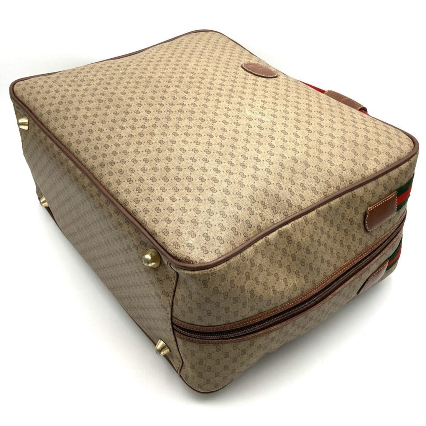 Gucci Brown Gg Supreme Boston Bag