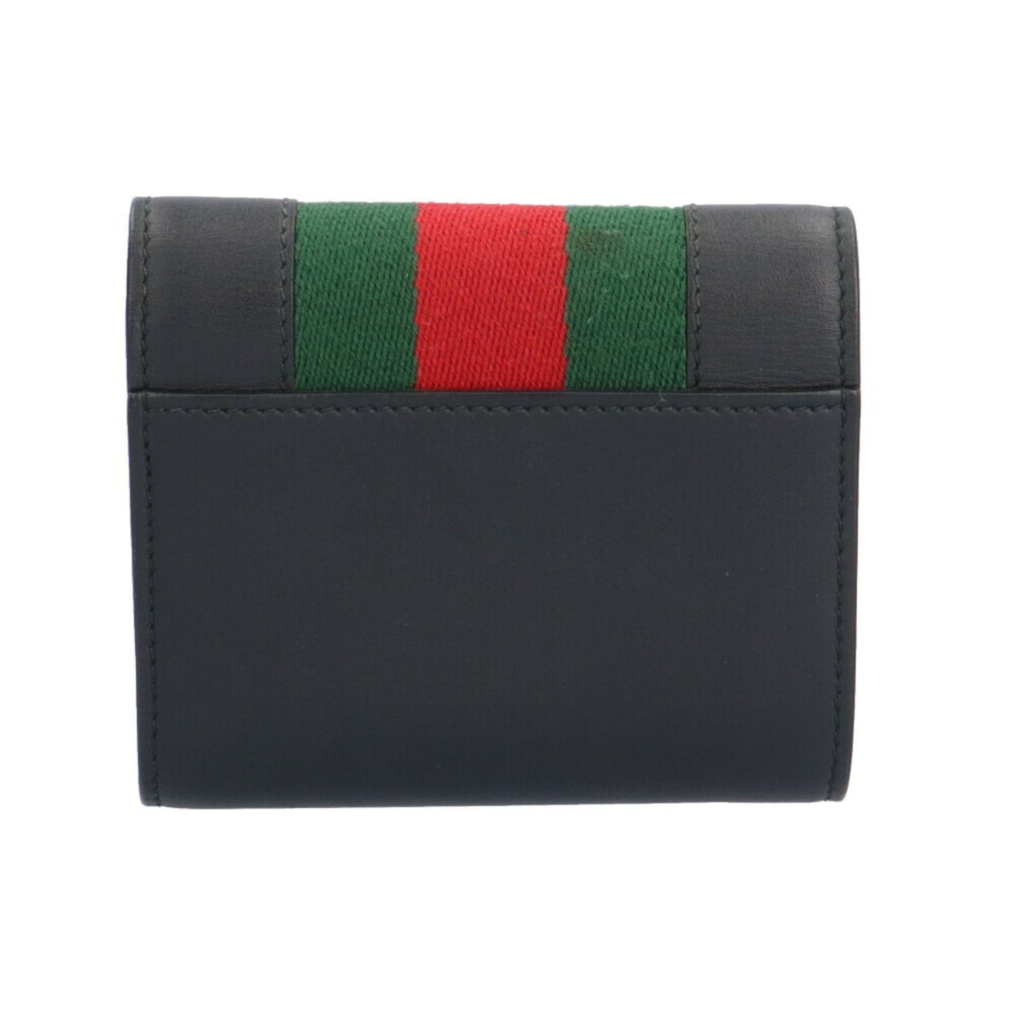 Gucci Black Leather Wallet (Tri-Fold)