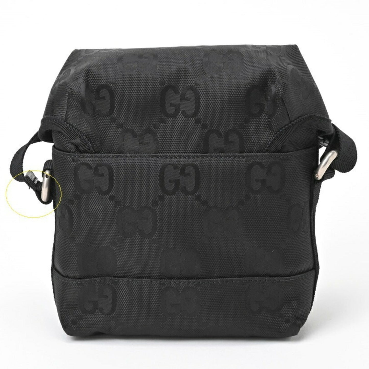 Gucci Black Canvas Shoulder Bag