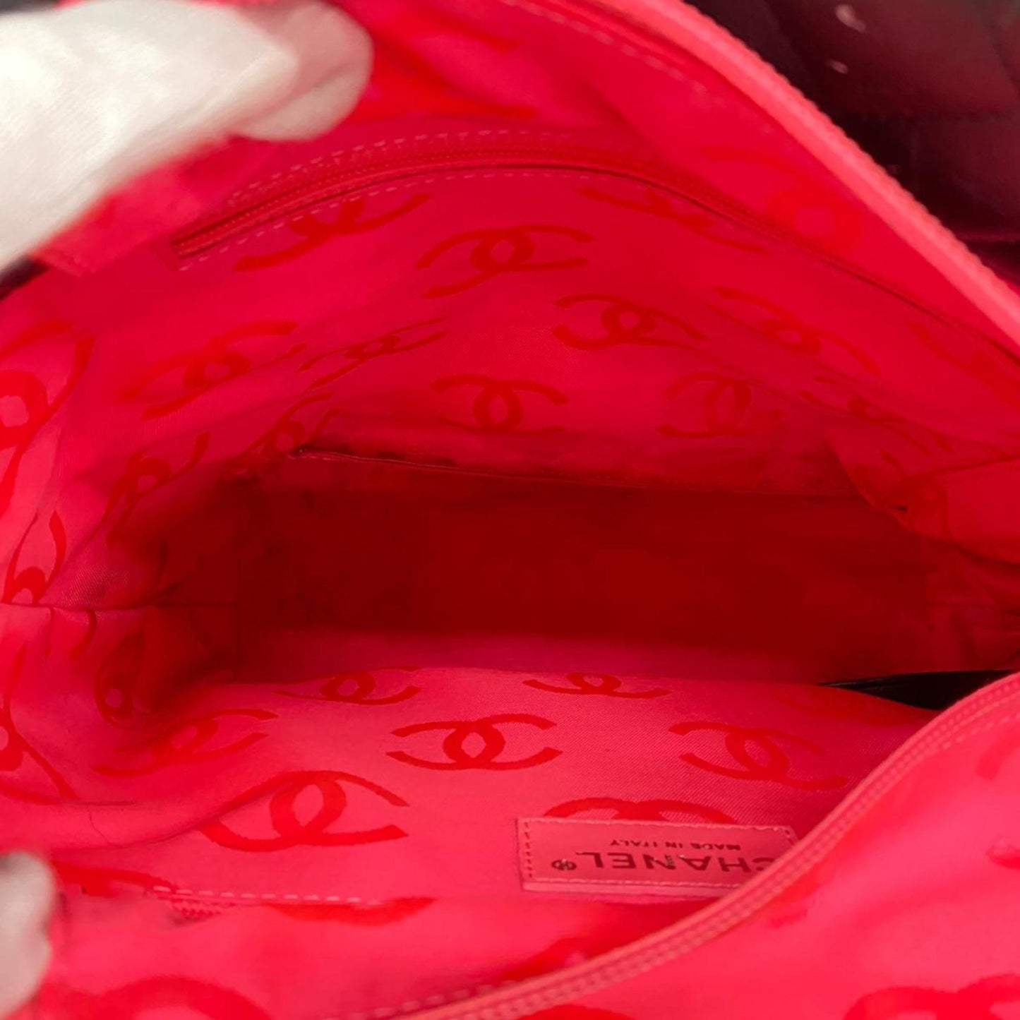 Chanel Tote Bag Cambon Lambskin Black Women's