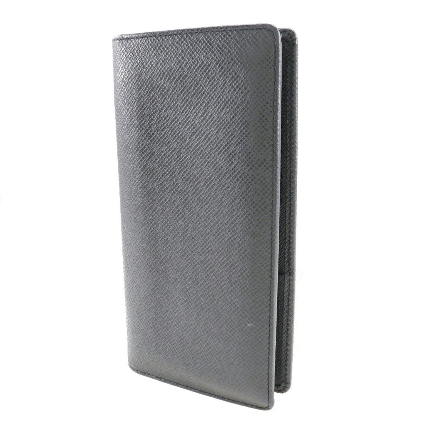 LOUIS VUITTON Portefeuille Braza Long Wallet M32572 Taiga Ardoise France Year 2011 Black SP0141 Open Portefeiulle braza Men's