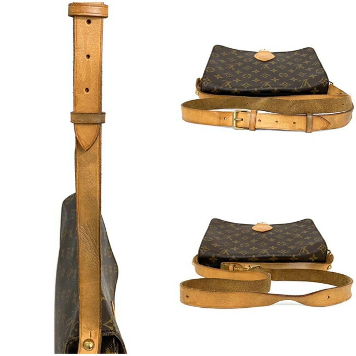 Louis Vuitton Shoulder Bag Cartesier GM Brown Monogram M51252 SL1905 LOUIS VUITTON Flap Women's Nume