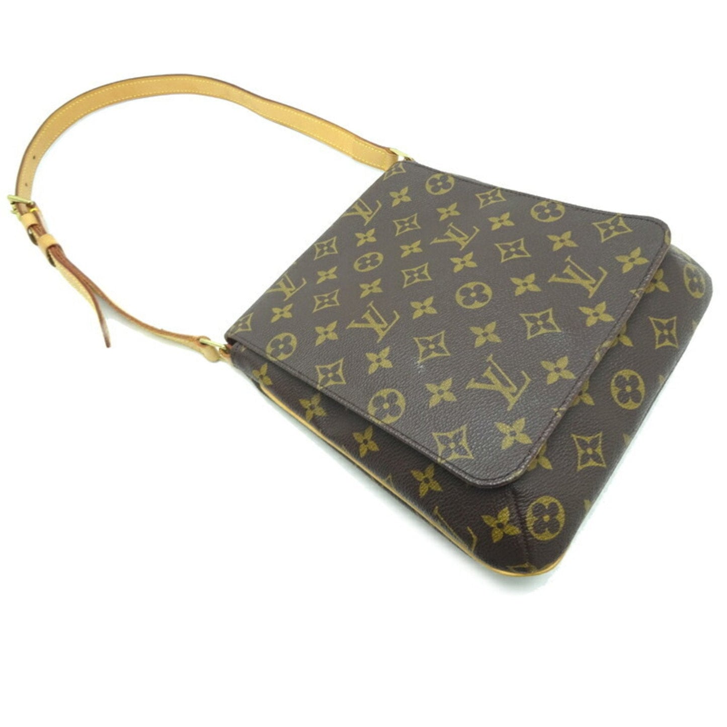 LOUIS VUITTON Musette Salsa Short Strap Women's Shoulder Bag M51258 Monogram Ebene [Brown]