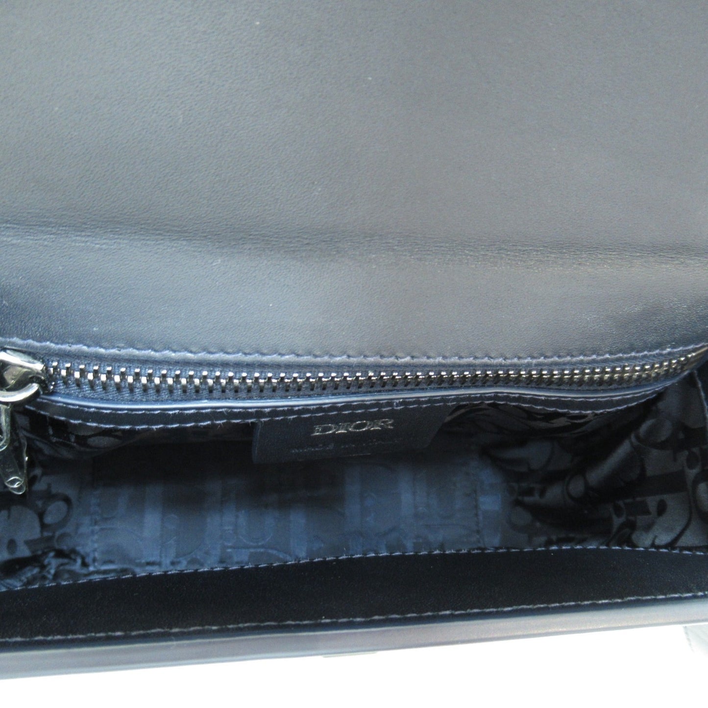 Dior Shoulder Bag Navy leather