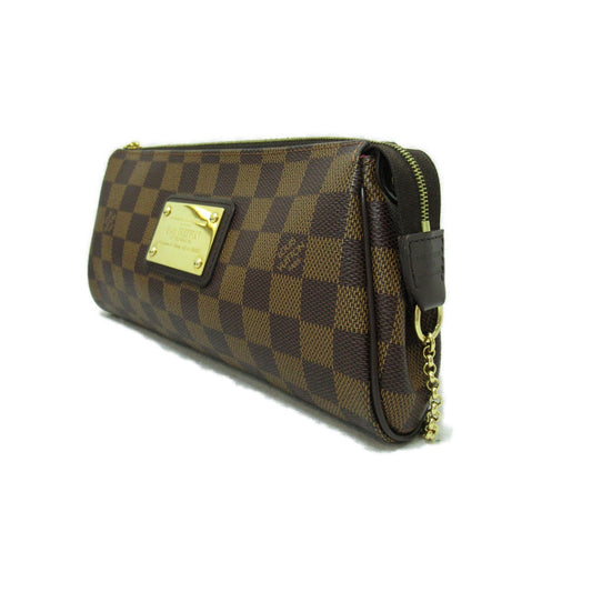LOUIS VUITTON Eva Brown Ebene Damier PVC coated canvas N55213