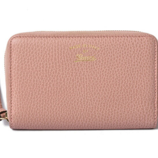 Gucci Light Pink Leather Wallet (Bi-Fold) ()