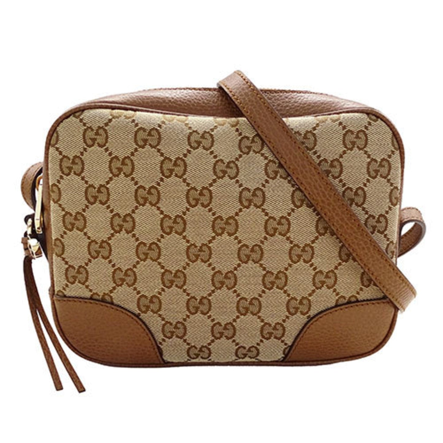 Gucci Brown Gg Canvas Shoulder Bag