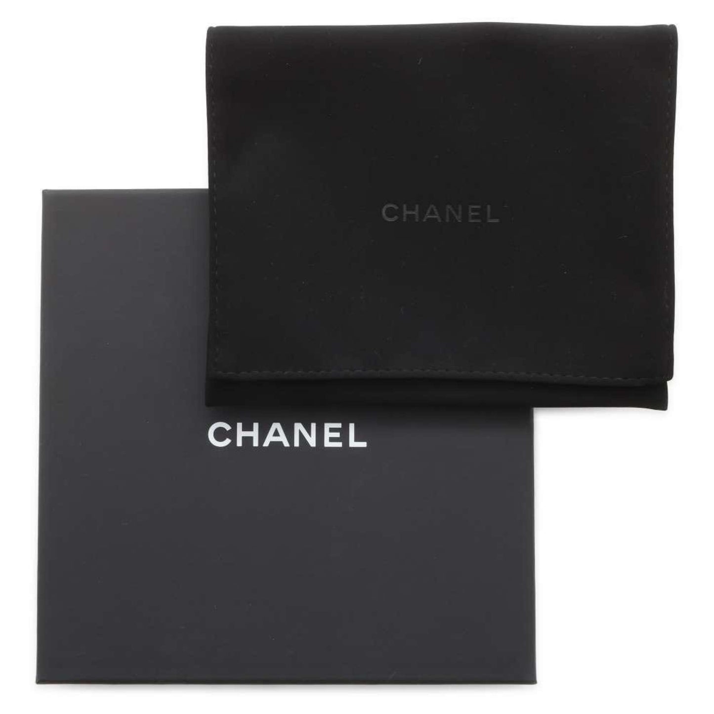 Chanel Wallet/Coin Case Matelasse Coco Mark Lambskin AP3665 CHANEL Wallet Business Card Holder/Card Faux Pearl White