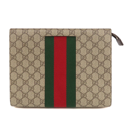 Gucci Brown Pvc Clutch Bag ()