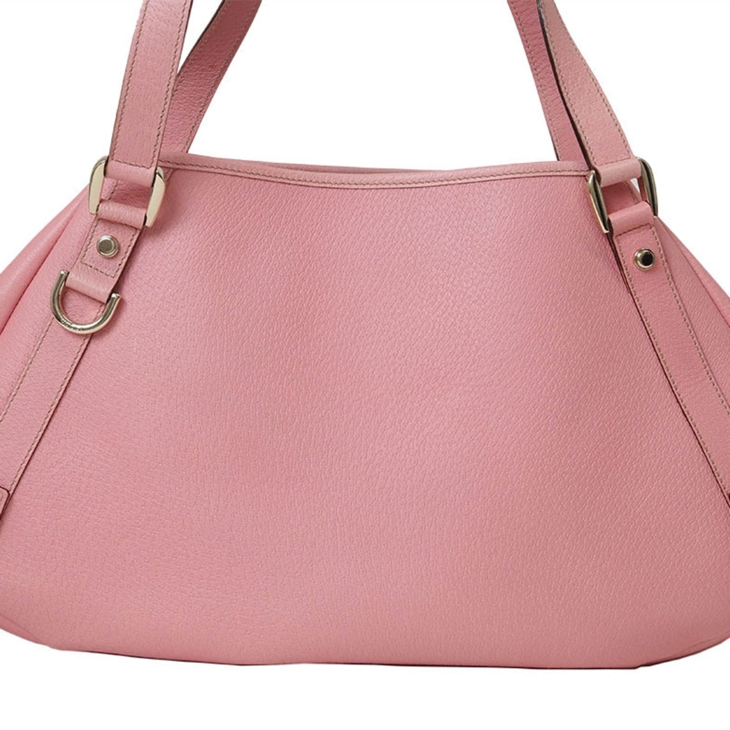 Gucci Pink Leather Handbag Shoulder Bag Tote Bag