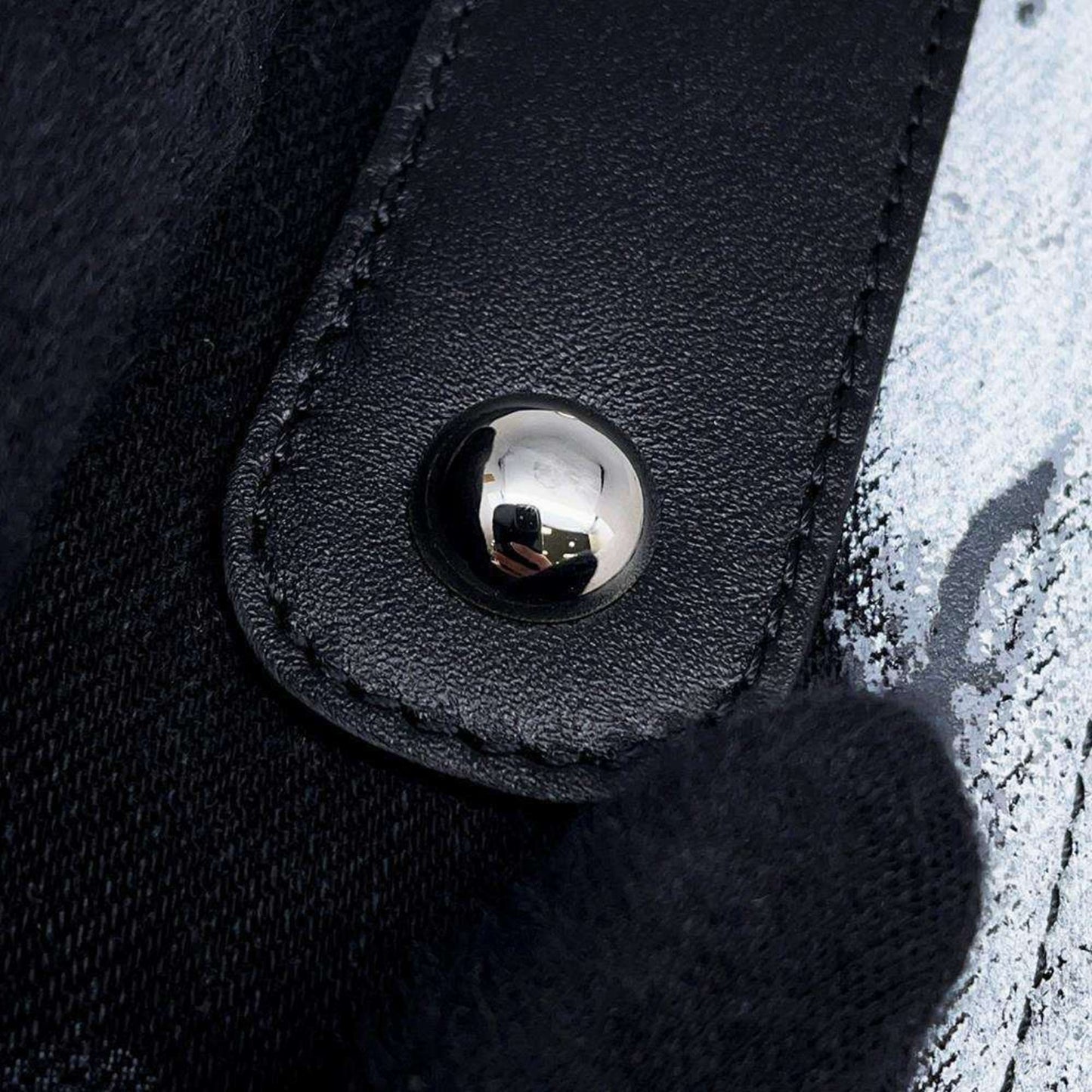 Chanel Tote Bag Camellia Print Coco Mark Medium Canvas A91421 CHANEL Black