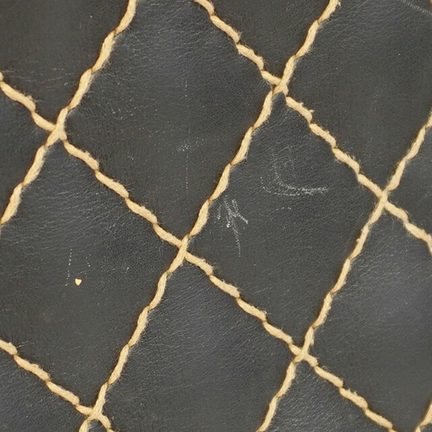 Chanel Tote Bag Wild Stitch Leather Black Women's