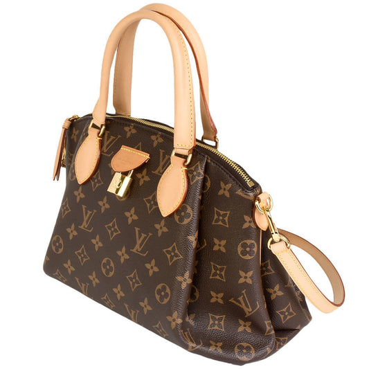 LOUIS VUITTON Rivolie PM Monogram Canvas Shoulder Bag Handbag M44543