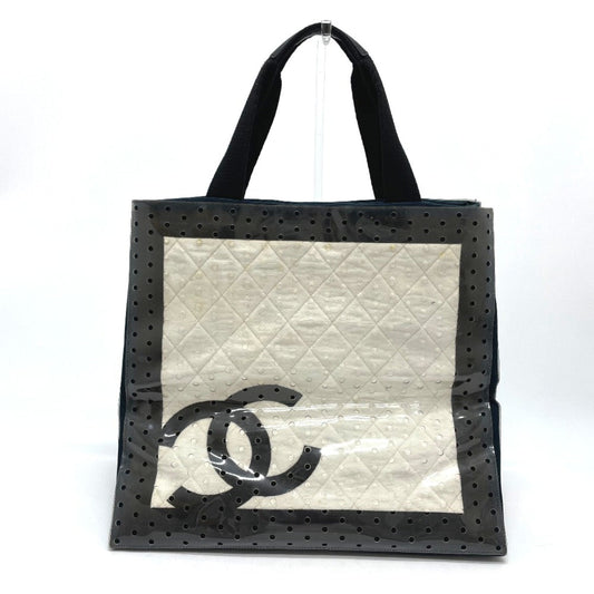 Chanel A46096 Sports bag fabric Tote Bag Navy