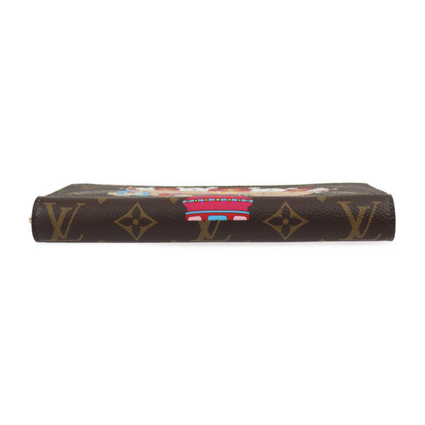 LOUIS VUITTON Vivienne Zippy Wallet Long M69753 Monogram Canvas Brown Multicolor Gold Hardware Swing Round Zipper Japan Limited Vuitton