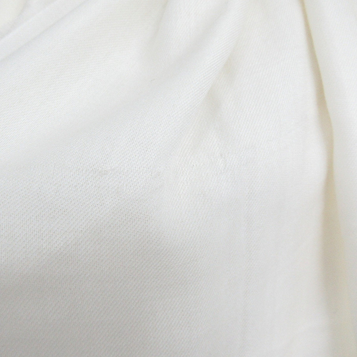 CHANEL Scarf Cashmere Silk Modal Women's White