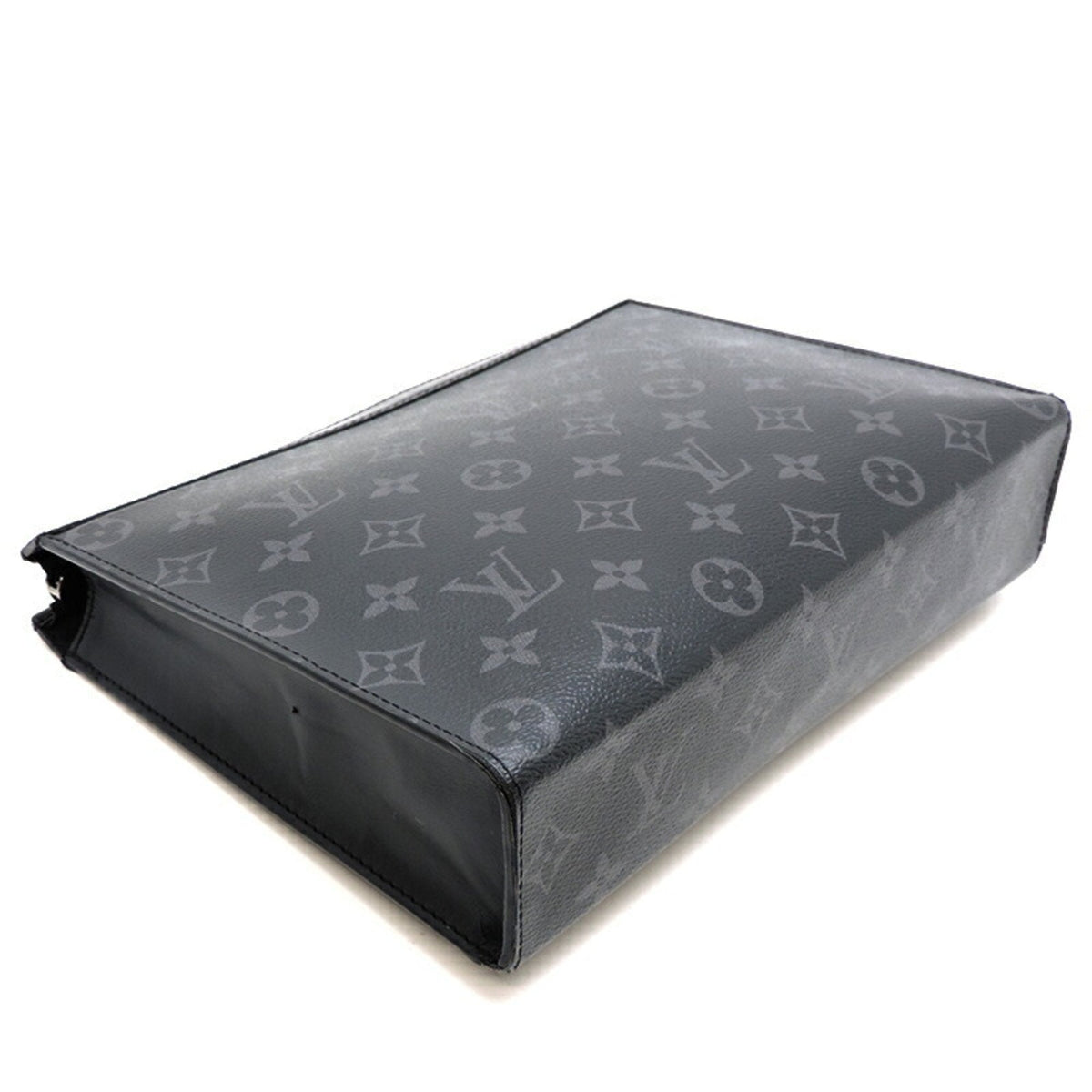 LOUIS VUITTON Pochette Voyage MM Men's Second Bag M61692 Monogram Eclipse Noir [Black]